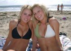 Happy cute teens smiling at camera